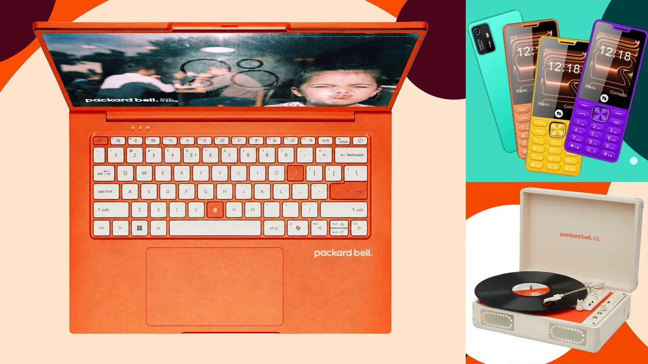 Packard Bell Celular Laptop Tocadiscos