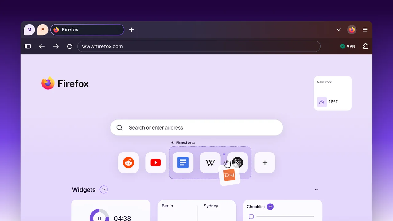 Firefox 157 nuevo diseño ui