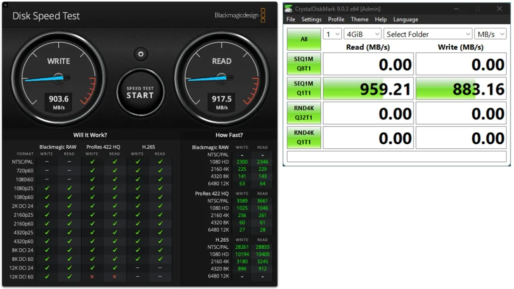Kingston Dual Portable SSD Test Velocidad